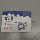 2 Pack Silicone Baby Fruit Feeder with Mini Freezer Tray, Breastmilk Popsicle Molds for Baby Teething Relief, Fresh Food Feeder for Safe Infant Self Feeding, Extra Food Pouches (Blue/Green)