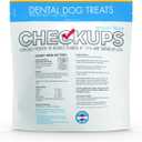 Checkups Dental Dog Treats for Oral Care, Fresh Breath & Plaque Control - 24 Treats, 48 oz. (2 Pack) - Delicious Chews for Happy and Healthy Dogs