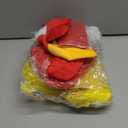 Liitrsh 5 Pcs Halloween Chicken Costume Women Adult Rooster Hat Feather Cape Skirt Outfits Accessory Kit (X-Large, Yellow)