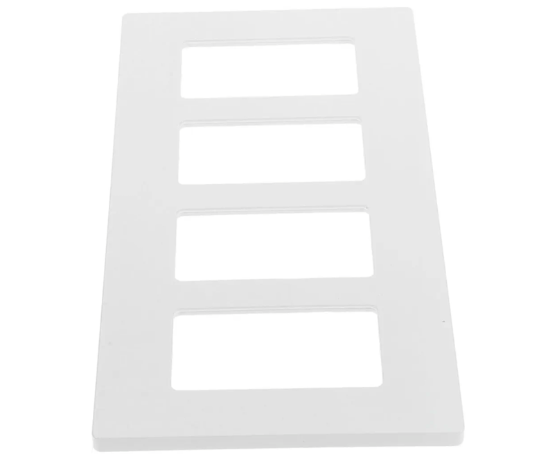 Decorative Outlet Covers Plastic Light Switch Plate Cover Quick Setup Modern Wall Plate for Living Room Bedroom