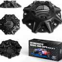 Wheel Center Hub Caps for Pro Comp 48 Series and Ballistic 845 Morax Replacement Hubcaps, Set of 4 American Flag Style, Premium ABS Material, Recommended for Off-Road Tuning Enthusiasts