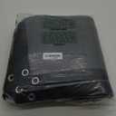 90% Shade Cloth Sun Shade Fabric for Patio Garden Pergola Shade Cover Canopy with Gromments (Grey, 8X12 FT) (Gray)