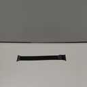 Original Stainless Steel Milanese Loop Compatible with Apple Watch Band 38mm 40mm 41mm 42mm 44mm 45mm 46mm 49mm, Magnetic Clasp Band for iWatch Series 11 10 9 8 7 6 5 4, SE 3 2 1 Ultra3 2, Women & Men (Black)