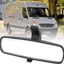 Rear View Mirror, 6398100517 Interior Rearview Mirror, Universal Car Inner Wide Angle Rear View Assembly for Sprinter 2500 3500 20072021, Black