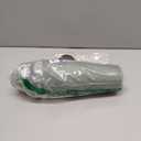 PROBTTL 40 oz Glass Tumbler with Handle  Sports Clear Borosilicate Glass Water Bottle with Straw, Silicone Sleeve, 2 Lids  Handle Spout & Bamboo Straw Lid, Fits Car Cup Holder, Leakproof（Olive