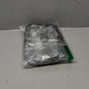 Black Transparent Cosmetic Bag Waterproof Handbag Portable Travel Work Make Up Kit Double Zipper Storage Bag, 2 PCS