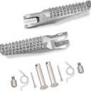 FOVPLUE Driver Footrests,Front Rider Foot Pegs Steps for YAMAHA MT-09 2021-2025,MT-09 SP 2022-2024,XSR900 2022-2024,YZF-R7 2022-2025,Yamaha YZF R9 2025,Replace B7N-27451-00-00