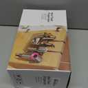 Voldra 2 Pack Hair Dryer Holder Cabinet Door, Adhesive Hair Tool Organizer Wall Mount Adjustable Height Blow Dryer Holder Under Sink for Flat Curling Iron, Hair Straightener Brush(Black)