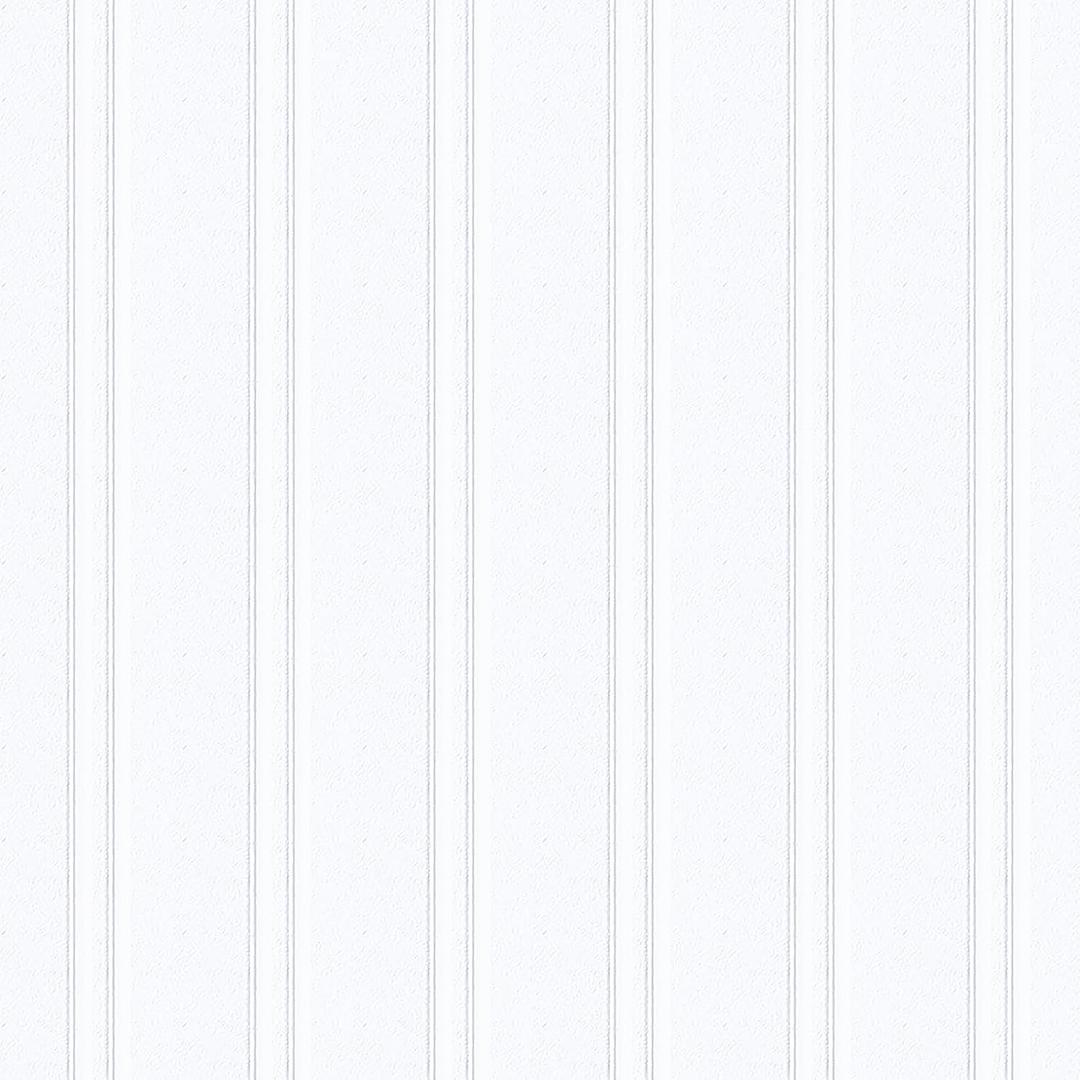 ReWallpaper Faux Beadboard Wallpaper Peel and Stick Prepasted Off White Contact Paper Self Adhesive Removable Wall Paper Vinyl Wainscoting Panels Wallpaper Rolls for Walls Ceiling Bathroom 17.5inx10ft