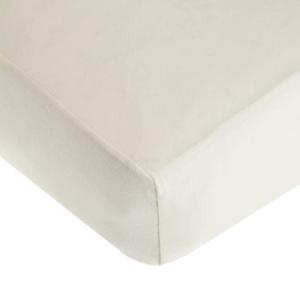 American Baby Company 100% Natural Cotton Fitted Crib Sheet 52" x 28" - Soft, Breathable, Hypoallergenic & Gentle Toddler Bed Sheet, Ivory, Neutral for Boys & Girls