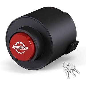 Jyoelron Trailer Lock Fits 2 5/16 Inch Coupler, Upgrade Anti Theft Heavy-Duty Steel Trailer Hitch Locks, Camper Accessories for RV, Trailer, Boat, Pickup
