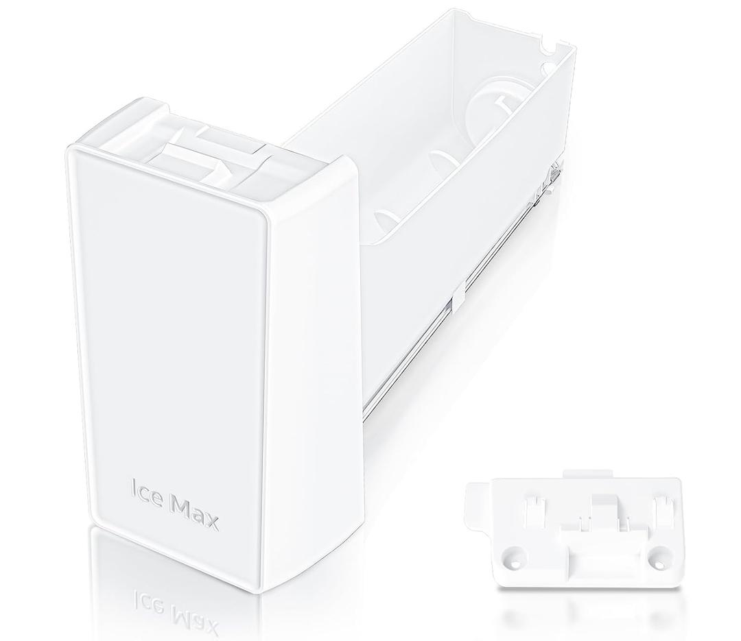 Upgraded RF28R7201SR RF28HMEDBSR RF27T5201SR RF28R6201SR Ice Maker Tray Compatible with Samsung Ice Maker Replacement DA97-20156B Refrigerator Ice Bucket Assembly DA97-20156A Ice Container Bucket