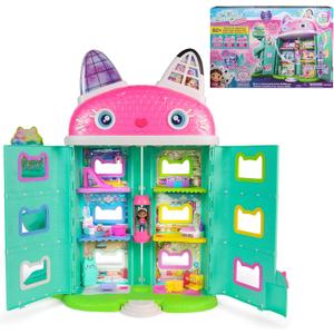 Gabby's Dollhouse: The Movie, Interactive Cat Dollhouse, 7 Rooms, LCD Screen, Figures, Sound Effects, Toys for Boys and Girls Ages 3+