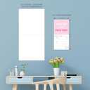 4 x Graphique 2024 Girl Boss Mini Wall Calendar | 7 x 7 | Thick Paper | Home & Office Organizer | Large Monthly Grid | 3 Languages & Marked Holidays | 4 Month Preview Page for 2025