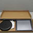 YIYO Adjustable Pedestal Poster Sign Stand, 8.5 x 11 Advertising Business Menu Sign Holder for Floor Standing with Aluminum Snap-Open Reusable Frame, Black (8.5 x 11)