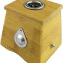 Winterworm Bamboo One Hole Healing Box for Moxa Moxibustion Medicine Therapy