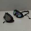 Rantizon Swim Goggles 2 Pack, Wide View Anti Fog&UV Swimming Goggles for Audlt, No Leaking Swim Glasses for Men Women Kids (Large for Adults, Aqua & Bright Silver)