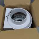 [UPGRADED]Cenipar TDIDVKZW Indoor Dryer Vent Kit Filter 3 In 1 Filter Bucket with 4 Inch 5 Feet Proflex Ducting Hose for Electric Dryers,White