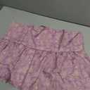 Women's Tie Back Cropped Tube Top Cute Floral Strapless Babydoll Peplum Tops Trendy Summer Casual Flowy Bandeau Outfit, XL