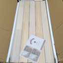 Solid Wood Shelf Covers for Wire Shelving, Wire Rack Covers for Pantry Shelves, Tool-Free & Snap-On (5pcs, 30" W x 12" D)