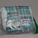 FUAMEY Dog Coat for Medium Dogs,Waterproof Dog Winter Jacket with Harness Built in Puppy Cold Weather Coats Reflective Pet Vest with Zipper Warm Fleece Dogs Snowsuit Windproof Green Plaid (Medium(chest:21in))