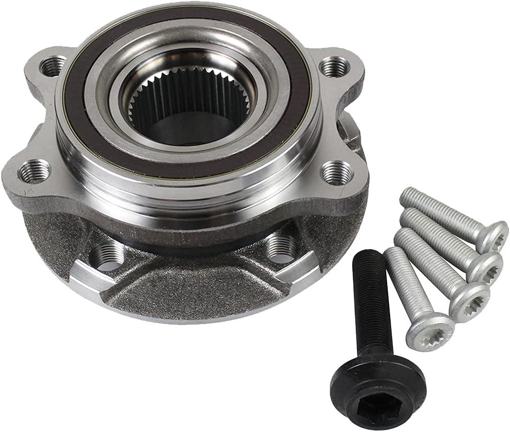 Autoround 513301 Front/Rear Wheel Bearing and Hub Assembly BR930817 Compatible with Audi A4/A5/A6, Q5, S4/S5/S6/S7/S8, RS5/RS7, allroad/SQ5, (Quattro)