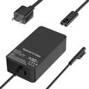 65W Surface Pro Charger Compatible with Microsoft Surface Pro 3 4 5 6 7 7+ 8 9 10 X Surface Laptop 5 4 3 2 1 Surface Book 3 2 1 Surface Go 4 3 2 1 Tablet Windows Replacement Charging Adapter
