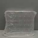 Jucoan 30 Grids Adjustable Rock Display Case, Clear Wall Mounted or Desktop Acrylic Rock Collection Organizer Display Shadow Box with Door for Arrowhead Rock, Crystal, Gems, Collectibles