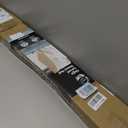 Zenna Home Matte Black, Curved Shower Curtain Rod, Tension or Permanent Mount, Easy Install, Rounded for Extra Room, 50 to 72 Inches