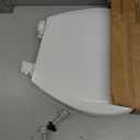 BEMIS 500EC 390 Toilet Seat with Easy Clean & Change Hinges, 1 Pack Round, Cotton White
