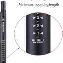 Boenoea Bike Seatpost, Bicycle Seat Post 25.4 27.2 28.6 30.4 30.9 31.6 400mm Length Aluminum Alloy Bicycle Seat Tube for Mountain Bike and Road Bike, MBX