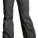 Flamingals Straight Leg Pants for Women Mid Rise Casual Front Patch Pocket Design Solid Seam Pants