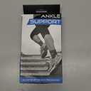 ABIRAM Ankle Brace for Men & Women - Adjustable Compression Sleeve with Wrap for Sprained Ankle, Plantar Fasciitis, Achilles Tendonitis - Breathable Support for Running, Volleyball, Basketball - Large