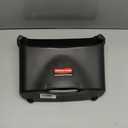 Rubbermaid Commercial Products Dustpan with Long Handle, Plastic, Black, Compatible with Any Broom for Lobby/Restaurant/Office/Home/Dog Pooper Scooper, 12.50" Wide