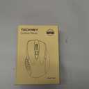 TECKNET Wireless Mouse, 2.4G Ergonomic Optical Mouse, Computer Mouse for Laptop, PC, Computer, Chromebook, Notebook, 6 Buttons, 24 Months Battery Life, 2600 DPI, 5 Adjustment Levels - Pink