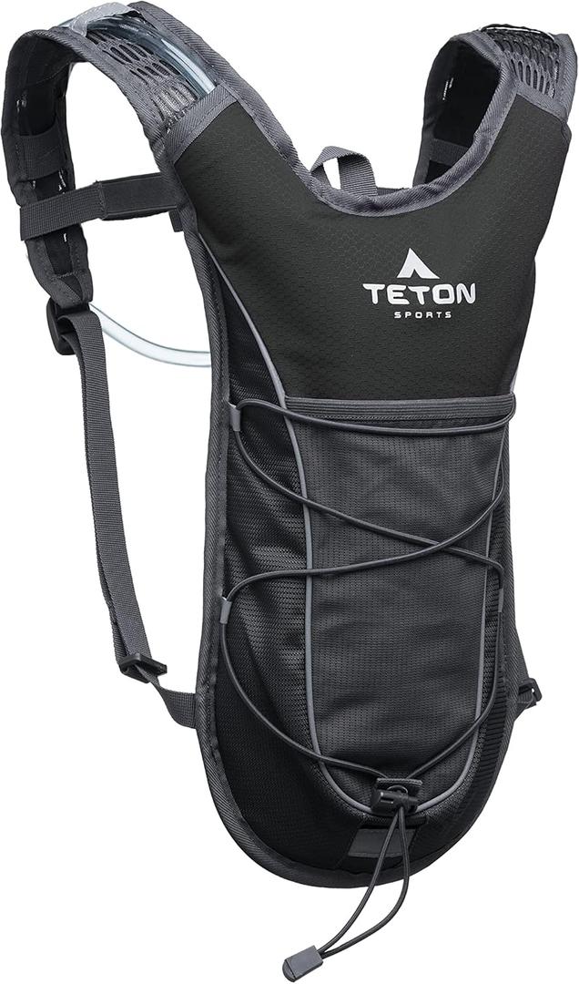 Teton Oasis Hydration Backpack Lightweight Water Pack with Bladder for Hiking, Running, Cycling, Biking 18L/22L Sizes Sewn-in Rain Cover Fits Men and Women 