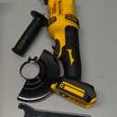 Cordless Angle Grinder Compatible with Dewalt 20V Max Battery(NO Battery) Brushless 4-1/2" Angle Grinder for Cutting, Griding, Polishing(10000RPM) (NO Wheels) (Yellow and Black)