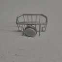 TAILI Sponge Holder for Kitchen Sink with Strong Suction Cup Removable, Rustproof Aluminum Sink Caddy for Sponge, Brush, Scrubber, Scraper -Silver