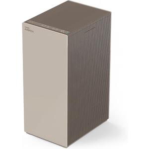 COWAY Air Purifiers for Large Room Whole Home Up to 4,253ft², 2 Sets of XL Washable Pre-Filters and HEPA Filters for Dual Purification, AQI, Turbo Mode, Timer, Wheels, ProX(B)
