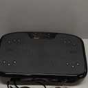 Vibration Plate Exercise Machine, Vibrating Plate Platform for Lymphatic Drainage with 200 Adjustable Speeds, Power Vibration Plate for Weight Loss & Fitness, Supports Max Weight 450 Lbs (Jet Black)