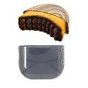 Lymphatic Contour Face Brush,Contour Face Brush for Lymphatic Drainage,Dry Lymphatic Drainage Massager,Ergonomically Designed to Fit The Skin Precisely