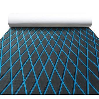 HXBYX Boat Flooring EVA Foam Boat Decking Marine Mat Non-Slip Self-Adhesive Flooring Sheet for Motorboat Jon Boats Bass Boat Kayak RV Floor, 94" x 43.9"