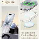 Loheckle for iPhone 17 Case with Stand- Compatible with MagSafe Women Girls Cute Girly Aesthetic Unique Design Soft TPU Magnetic Ring Phone Cover for Apple 17, Polka