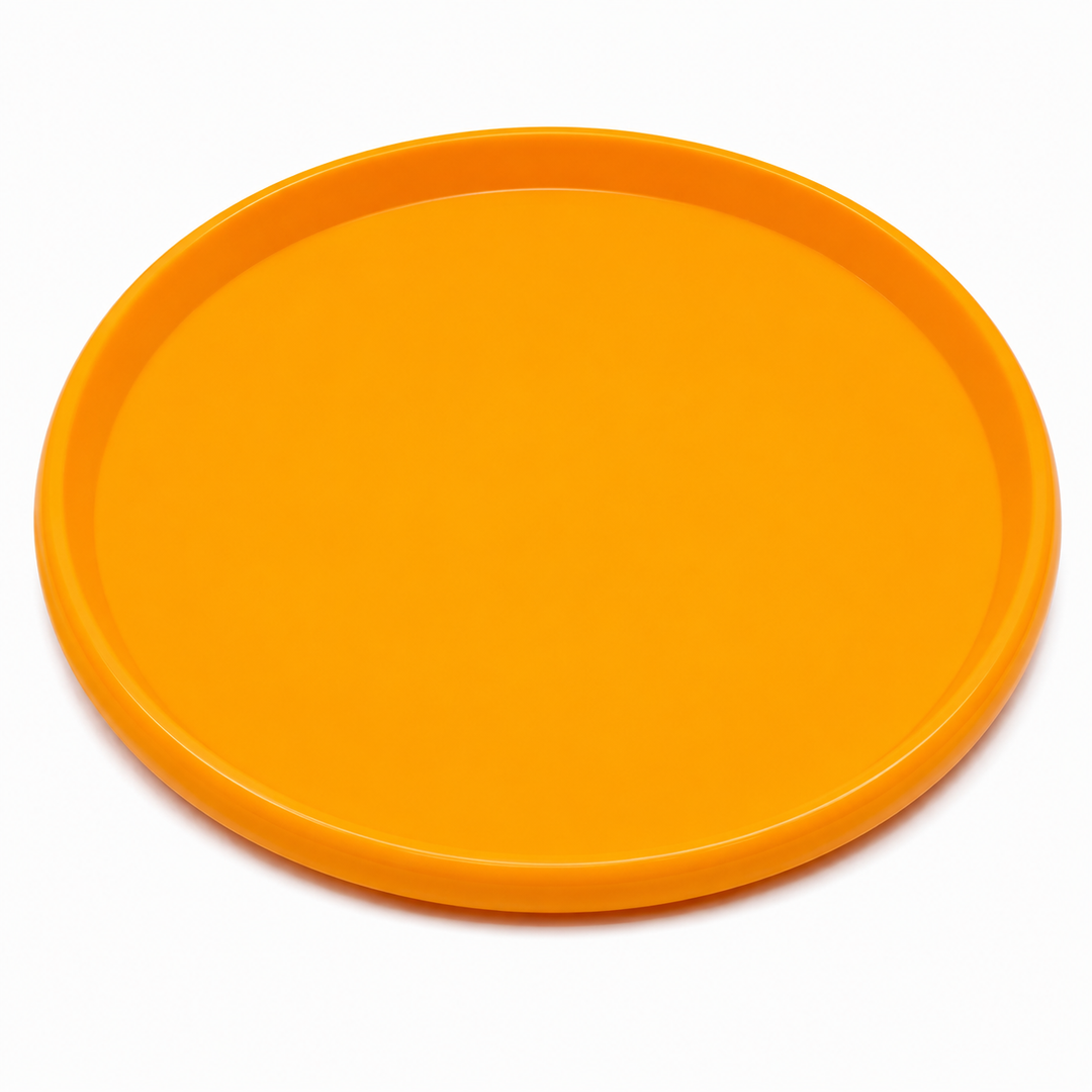 Orange Frisbee 8in flying Disk 4 Pack