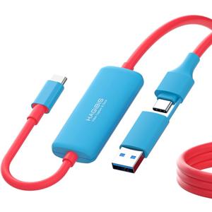 Hagibis USB3.0 Video Capture Card, All in One USB C to USB A/USB C 1080P@60fps Live and Record Video Audio Game for Car Quest 3 VR Switch PS4/5 ROG Ally Steam Deck (SWC11)