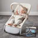 Electric Baby Rocker Chair & Infant Seat, 3-Speed Auto-Rock, Up to 20 lbs | Timer 30/60Min, 8 Soothing Melodies, 3 Recline Positions, 5 Volume Levels, Battery or Plug-In Powered, Machine-Washable Cover