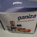 Ganiza Smoothie Blender, 900W Blenders for Shakes and Smoothies, 15-Piece Personal Blender and Grinder Combo for Kitchen, Smoothies Maker with 4 BPA-Free Portable Cup, Nutritious Recipe
