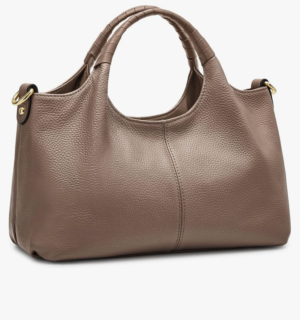 Kattee Leather Purses and Handbags for Women, Small Medium Crossbody Bags Trendy, Soft Shoulder Satchel Bags