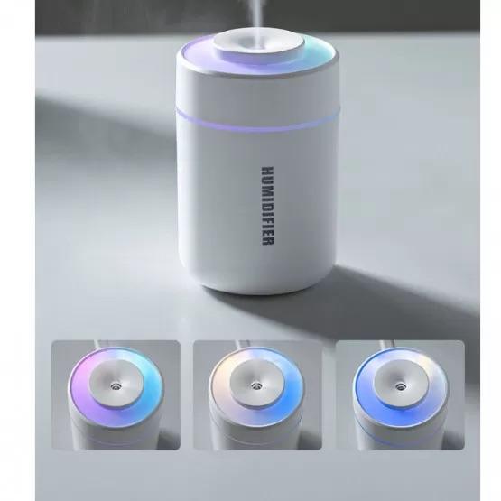 INF Ultrasonic Cool Mist Humidifier For Bedroom, Home Or Dorm, With Color Night Light, Quiet, White