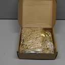 8 Pcs Weighted Church Pew Reservation Rope with Heavy Tassels Ends Reserved Church Seating Accessory Pew Rope for Wedding Funeral Seating Reserved Signs (8ft,Gold)